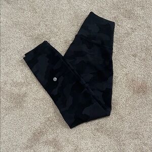 lululemon athletica Black Camouflage Leggings